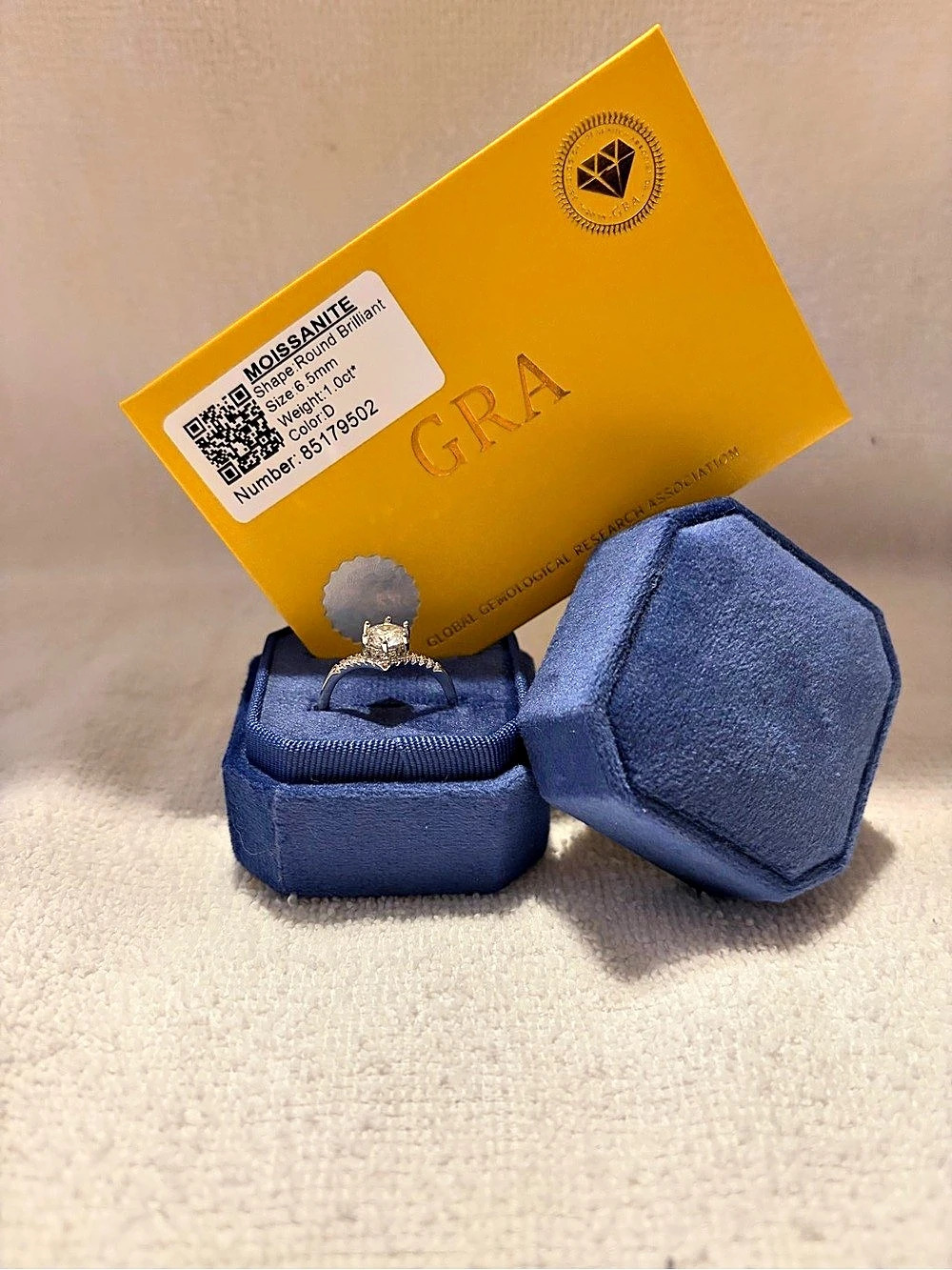 GRA Silver Ring